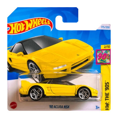 Машинка Базовая Hot Wheels '90 Acura NSX The `90S 1:64 HTB04