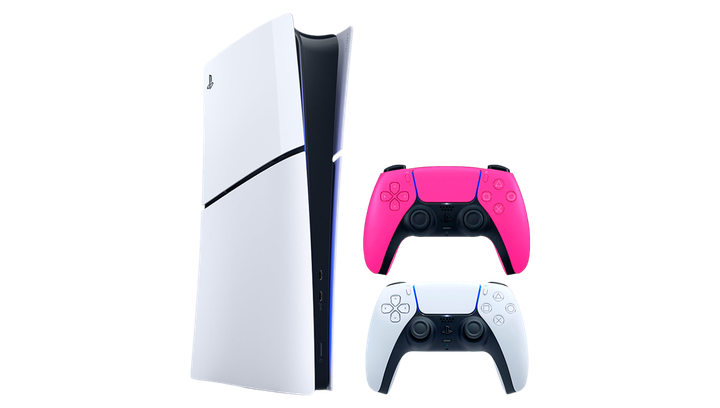 Набор Консоль Sony PlayStation 5 Slim Digital Edition 825GB White + Геймпад Беспроводной DualSense Pink - изображение 2