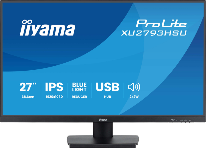 Monitor 27" Iiyama ProLite XU2793HSU-B7 (4948570124602) - obraz 1