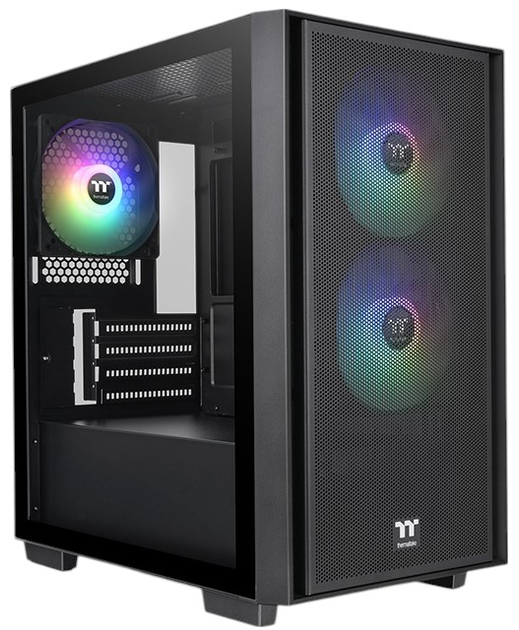 Obudowa Thermaltake Versa H16 TG ARGB Black (CA-1Y8-00S1WN-02) - obraz 2