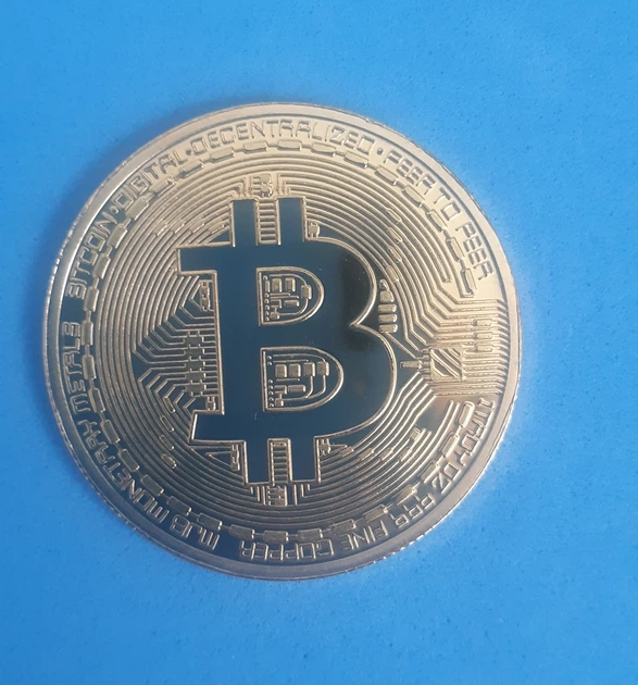 Сувенирная монета Биткоин(Bitcoin) BTC, на подарок в капсуле - изображение 5