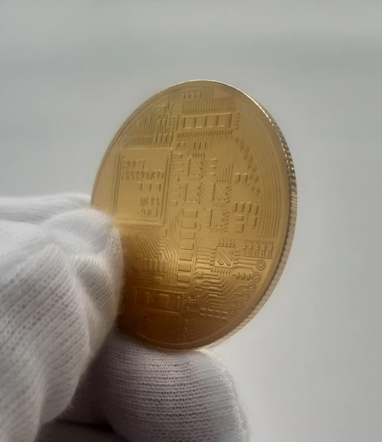 Сувенирная монета Биткоин(Bitcoin) BTC, на подарок в капсуле - изображение 9