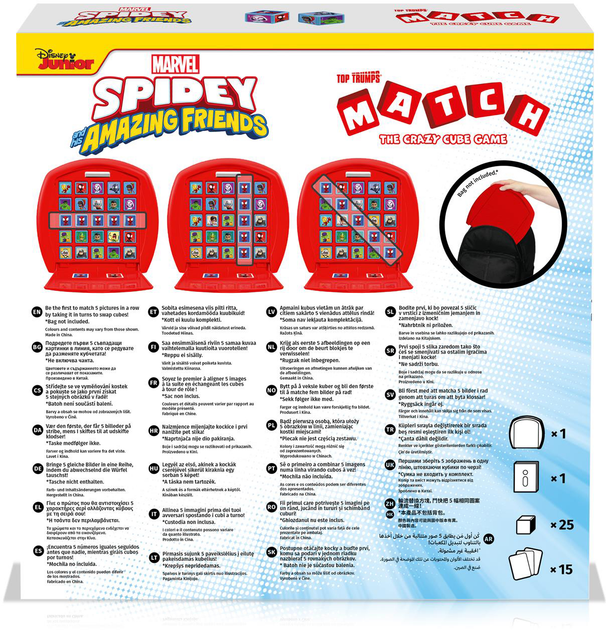 Настільна гра Winning Moves Games Top Trumps Match Спайді та друзі (багатомовна версія) (5036905057530) - зображення 3