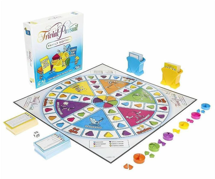 Настільна гра Hasbro Trivial Pursuit сімейна версія (англійська версія) (5010993481682) - зображення 2