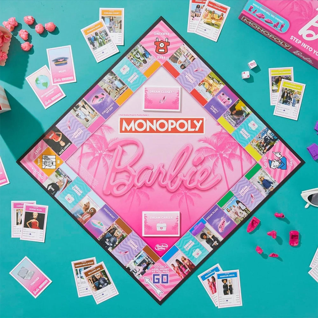Gra planszowa Hasbro Monopoly Barbie (wersja grecka) (5010996213051) - obraz 4