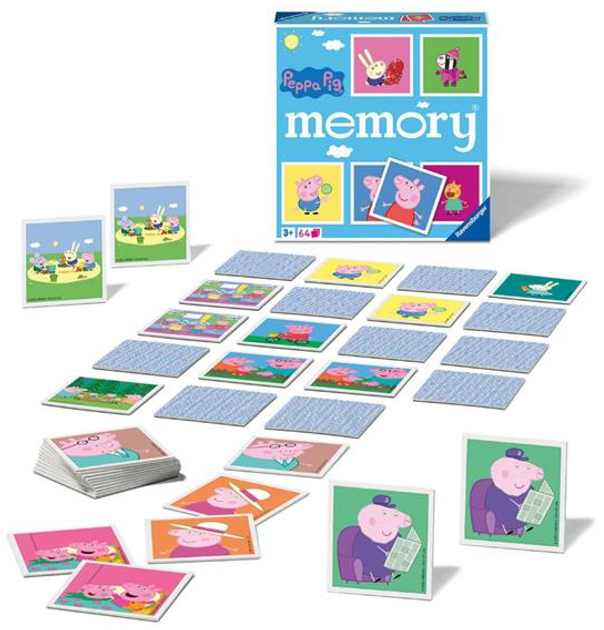 Настільна гра Ravensburger Memory Disney Свинка Пеппа (англійська версія) (4005556208869) - зображення 2