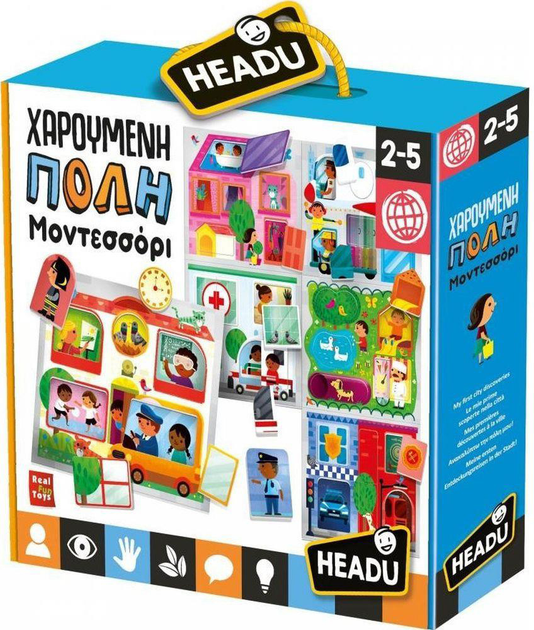 Gra planszowa Headu Radosne Miasto Montessori (wersja grecka) (8059591426272) - obraz 2