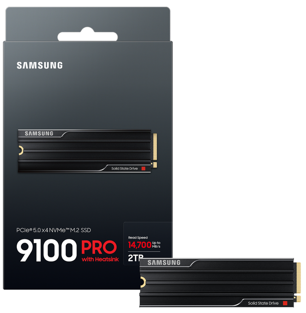 Dysk SSD Samsung 9100 PRO 2 TB M.2 2280 PCIe 5.0 x4 NVMe 2.0 with Heatsink (MZ-VAP2T0CW) - obraz 5