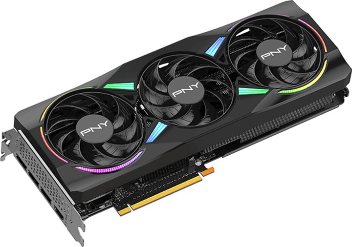 Відеокарта PNY PCI-Ex GeForce RTX 5070 ARGB OC 12GB GDDR7 (192bit) (2510/28000) (HDMI, 3 x DisplayPort) (VCG507012TFXXPB1-O) - зображення 2