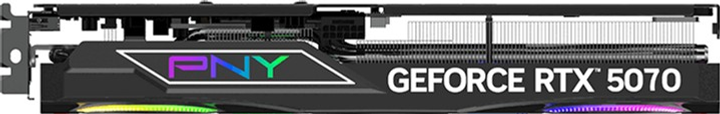 Відеокарта PNY PCI-Ex GeForce RTX 5070 ARGB OC 12GB GDDR7 (192bit) (2510/28000) (HDMI, 3 x DisplayPort) (VCG507012TFXXPB1-O) - зображення 6