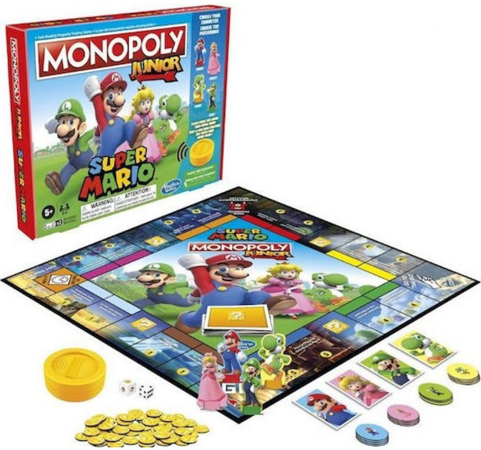 Gra planszowa Hasbro Monopoly Junior Super Mario (wersja grecka) (5010994126667) - obraz 2