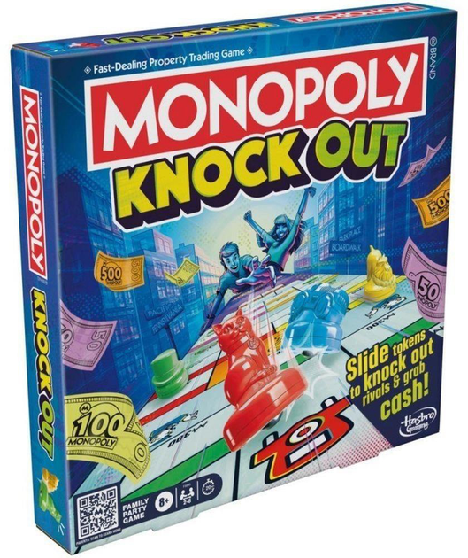 Настільна гра Hasbro Monopoly Nokaut (грецька версія) (5010996218476) - зображення 1