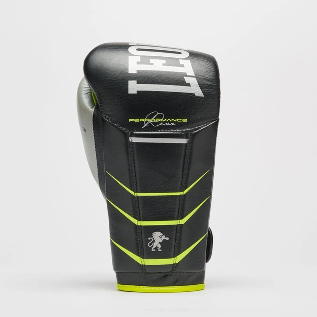 Боксерські рукавиці Leone GN110F REVO FLUO Black 14 унцій (бинти 4 м. в комплекті) - изображение 4