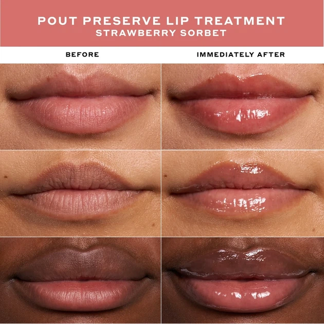 Пептидный бальзам для губ Ole Henriksen Strawberry Sorbet Pout Preserve Lip Treatment - изображение 2