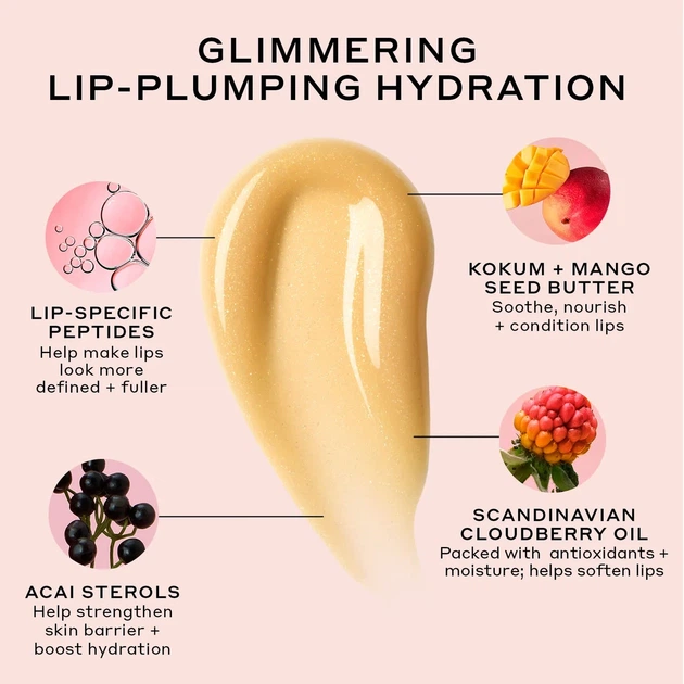Пептидний бальзам для губ з шимером Ole Henriksen "Citrus Sunshine Glimmer" Pout Preserve Peptide Lip Treatment Glimmers - Фото 4 Пептидний бальзам для губ з шимером Ole Henriksen "Citrus Sunshine Glimmer" Pout Preserve Peptide Lip Treatment Glimmers - зображення 4