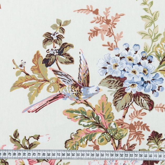 Декоративная ткань Птицы, цветы фон крем (172г/м.кв280см пог.м) 176469 - Фото 3 Декоративная ткань Птицы, цветы фон крем (172г/м.кв280см пог.м) 176469 - изображение 3