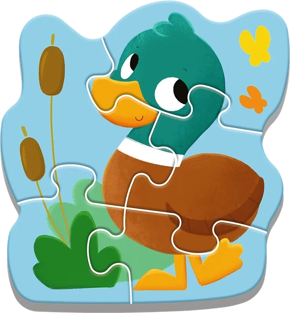 Пазли Trefl Baby Classic Дитинчата тварин 2+3+4+5 елементів 36135 (5900511361353) - зображення 5