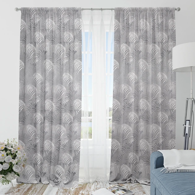 Декоративная ткань Круззо серая (220г/м.кв305см пог.м) 174172 - изображение 7