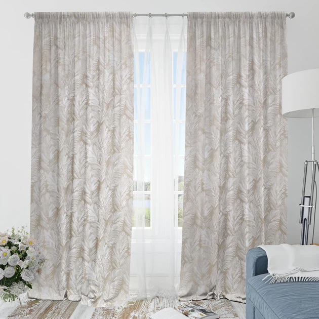 Декоративная ткань Марино бежевая (200г/м.кв305см пог.м) 174353 - изображение 12