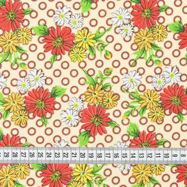 Ткань фланель халатная (150г/м.кв165см пог.м) 170464 - изображение 3