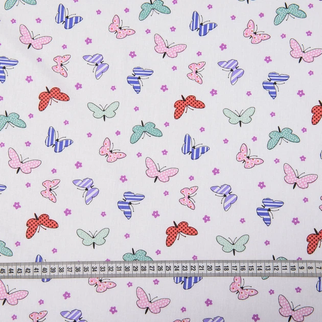 Тканина бязь набивна RАNFORCE COTTON (120г/м.кв240см пог.м) 188705 - Фото 3 Тканина бязь набивна RАNFORCE COTTON (120г/м.кв240см пог.м) 188705 - зображення 3