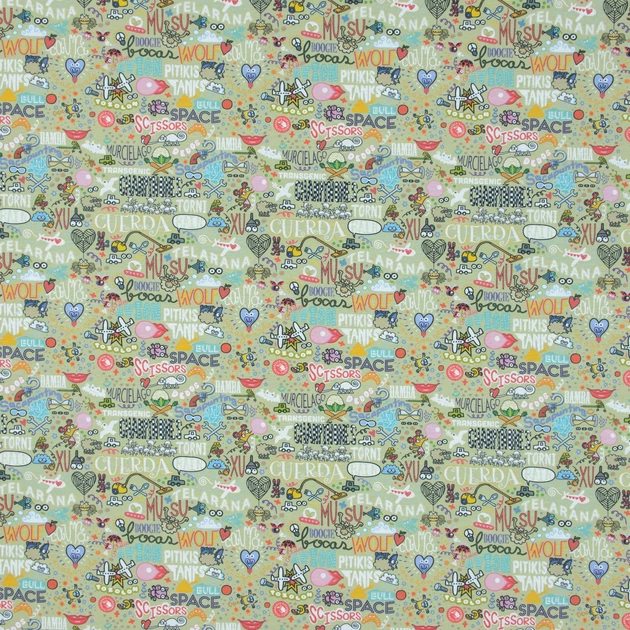 Ткань с акриловой пропиткой Космос (230г/м.кв140см пог.м) 170071 - изображение 2