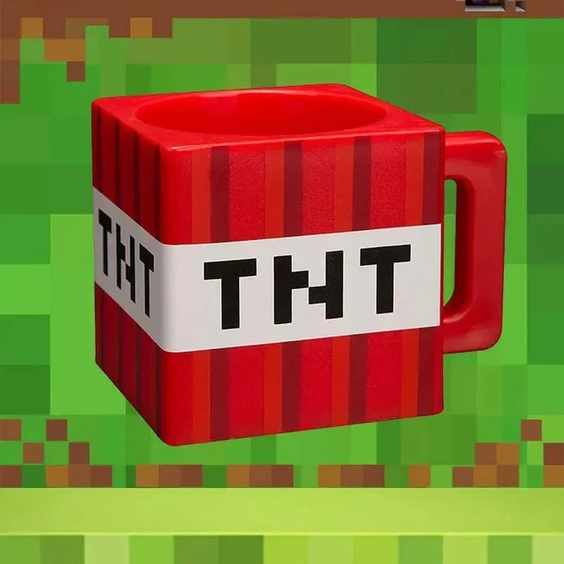 Чашка подарочная в коробке с героями игры minecraft 230мл пластиковые 3D кружки майнкрафт в подарок геймеру - изображение 2
