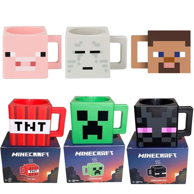 Чашка подарочная в коробке с героями игры minecraft 230мл пластиковые 3D кружки майнкрафт в подарок геймеру - изображение 8