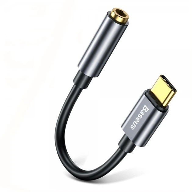 Baseus L54 (Type-C to 3.5mm, DAC) – Адаптер для Hi-Fi аудио с беспроводным подключением - Фото 2 Baseus L54 (Type-C to 3.5mm, DAC) – Адаптер для Hi-Fi аудио с беспроводным подключением - изображение 2