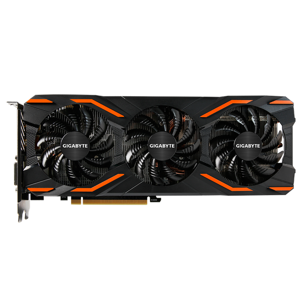 Відеокарта Gigabyte GeForce GTX 1080 Windforce OC 8GB GDDR5X (GV-N1080WF3OC-8GD:5) Б/в - Фото 3 Відеокарта Gigabyte GeForce GTX 1080 Windforce OC 8GB GDDR5X (GV-N1080WF3OC-8GD:5) Б/в - изображение 3