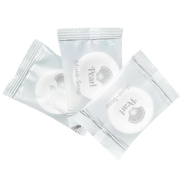 Мило готельне Pearl 15 гр Flow Pack. Комплект 100 шт - зображення 3