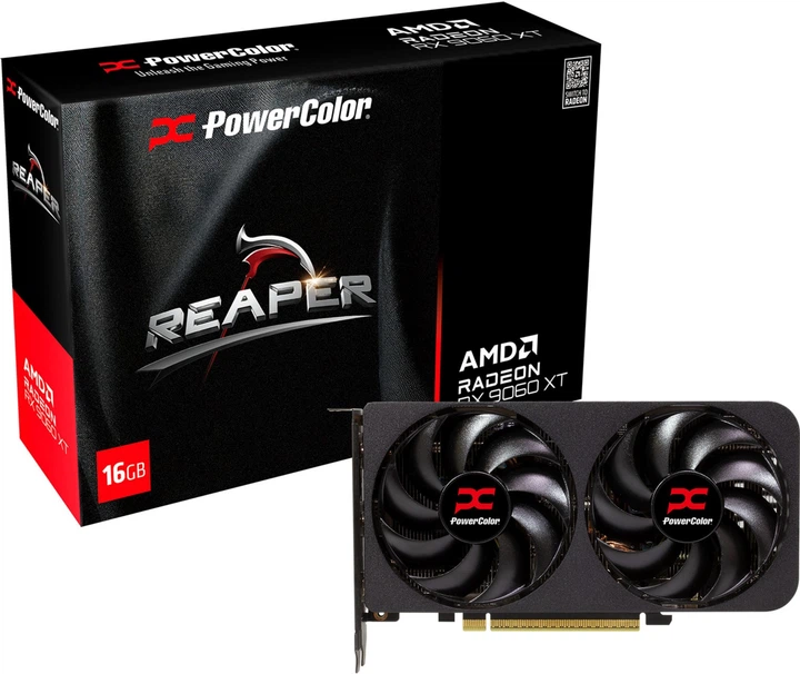 Видеокарта Powercolor PCI-Ex Radeon RX 9060 XT Reaper 16GB GDDR6