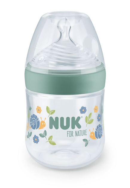 Пляшечка для годування Nuk For Nature Trainer 6+ м зелена 150 мл (4008600420682) - зображення 2