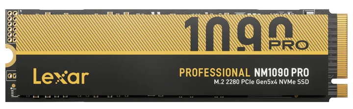 Dysk SSD Lexar Professional NM1090 PRO 4TB M.2 2280 NVMe PCIe Gen 5 x4 3D NAND TLC (LNM109P004T-RNNNG) - obraz 1