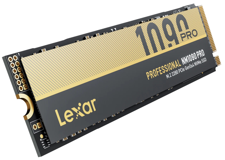 Dysk SSD Lexar Professional NM1090 PRO 4TB M.2 2280 NVMe PCIe Gen 5 x4 3D NAND TLC (LNM109P004T-RNNNG) - obraz 3