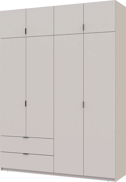 Розпашна Шафа для одягу Doros Лукас Кашемір 180х50х240 см - Фото 3 Розпашна Шафа для одягу Doros Лукас Кашемір 180х50х240 см - зображення 3