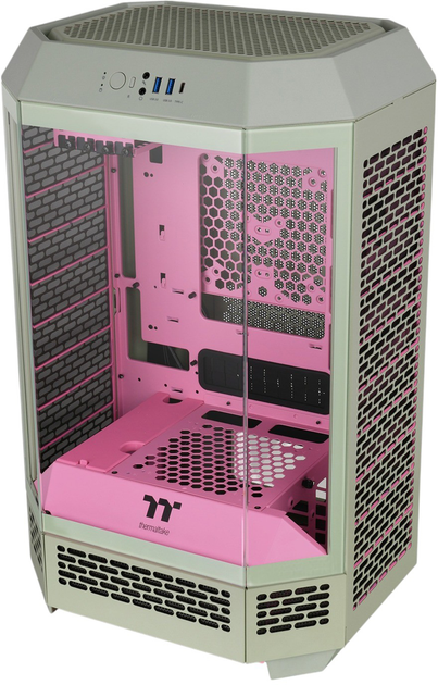 Корпус Thermaltake The Tower 300 Matcha Plum (CA-1Y4-00SJWN-00) - зображення 3