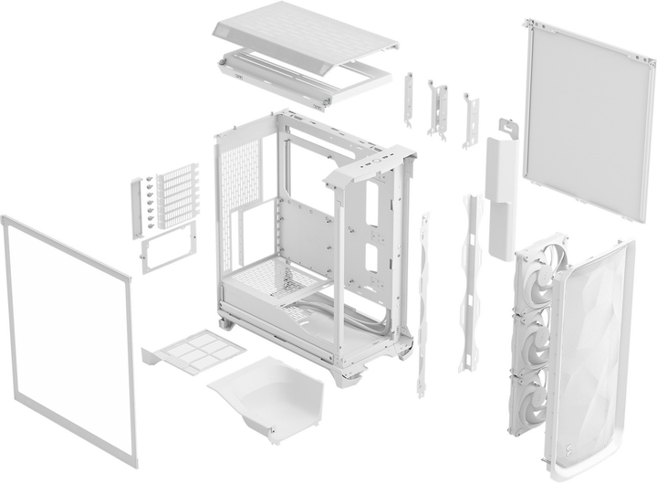 Obudowa Fractal Design Meshify 3 TG Clear Tint White (7340172707196) - obraz 11