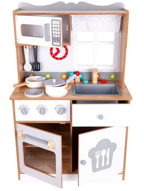 Дерев'яна кухня EcoToys з аксесуарами 7253 (5903089063469) - зображення 2