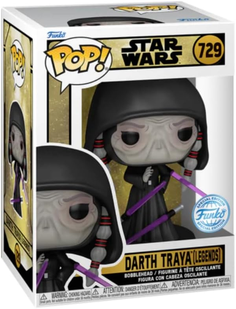 Figurka Funko Pop Star Wars Darth Traya 9 cm 81944 (889698819442) - obraz 1
