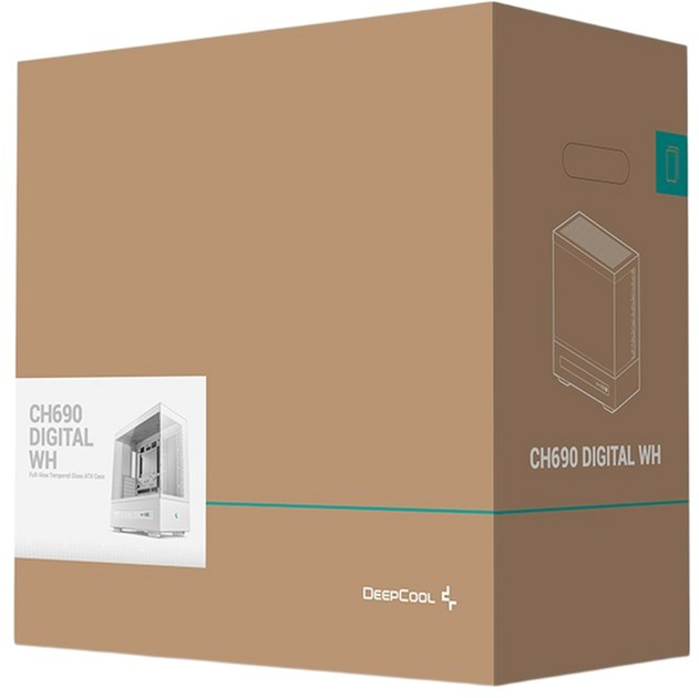 Obudowa DeepCool CH690 Digital White (6933412774020) - obraz 11