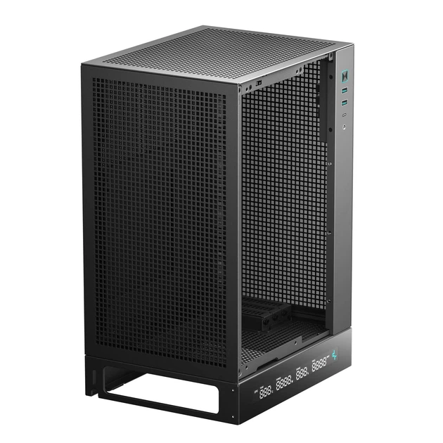 Корпус DeepCool CH170 Digital Black (R-CH170-BKNPI0D-G-1) без БЖ - Фото 7 Корпус DeepCool CH170 Digital Black (R-CH170-BKNPI0D-G-1) без БЖ - зображення 7