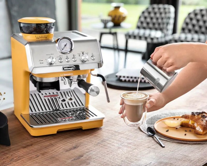 Кавомашина Delonghi La Specialista Arte EC9155.YE Жовта - зображення 5