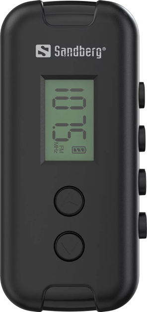 Radioodtwarzacz Sandberg Pocket Radio FM for AAA battery Black (5705730421006) - obraz 4