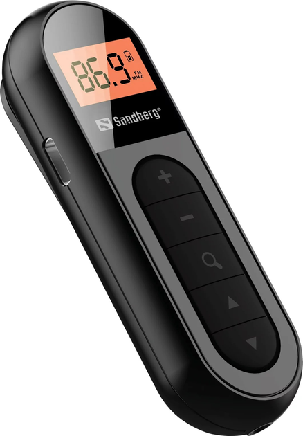 Магнітола Sandberg Pocket Radio FM Recharge Black (5705730421013) - зображення 2