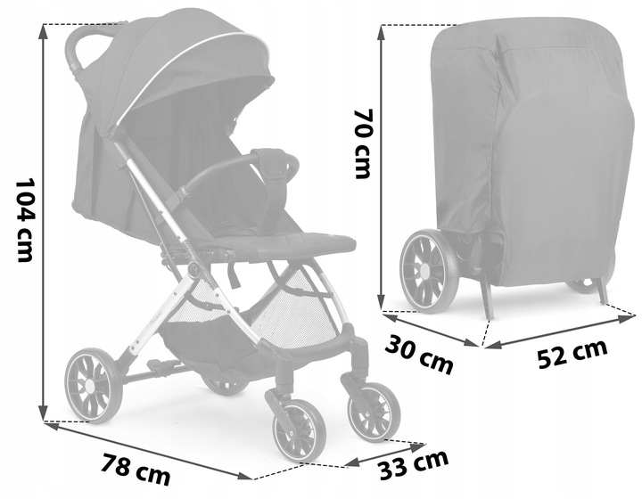 Прогулянкова коляска Nukido Paseo Чорна 76000 (5903890622374) - зображення 16