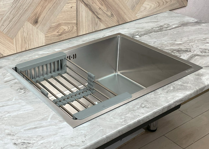 Глубокая кухонная мойка Handmade Galley SP6045 Brushed Silver - Фото 2 Глубокая кухонная мойка Handmade Galley SP6045 Brushed Silver - изображение 2