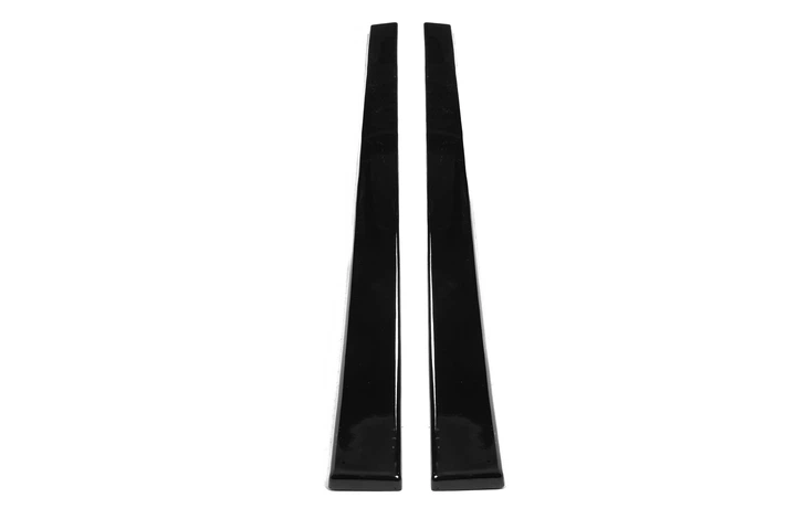 Універсальна накладки на бокові пороги DPT Lower Lip Black (чорний глянець) - зображення 4