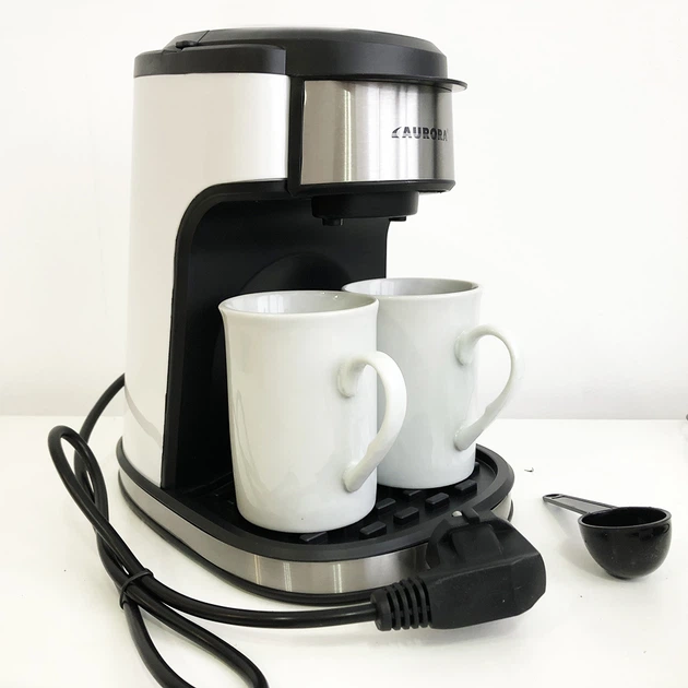 Кофеварка капельная AURORA AU-314O, домашняя кофеварка, маленькая кофемашина для дома Белый - изображение 4