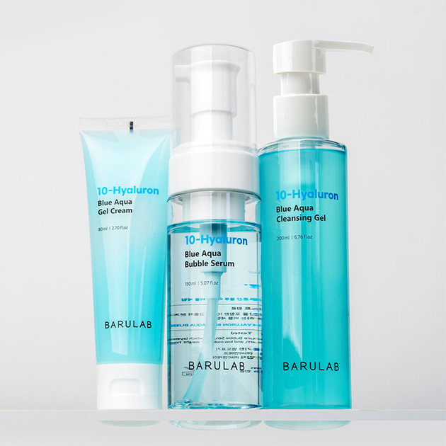 Сироватка для обличчя Barulab 10 Hyaluron Blue Aqua Bubble 150 мл (8809420801639) - зображення 3